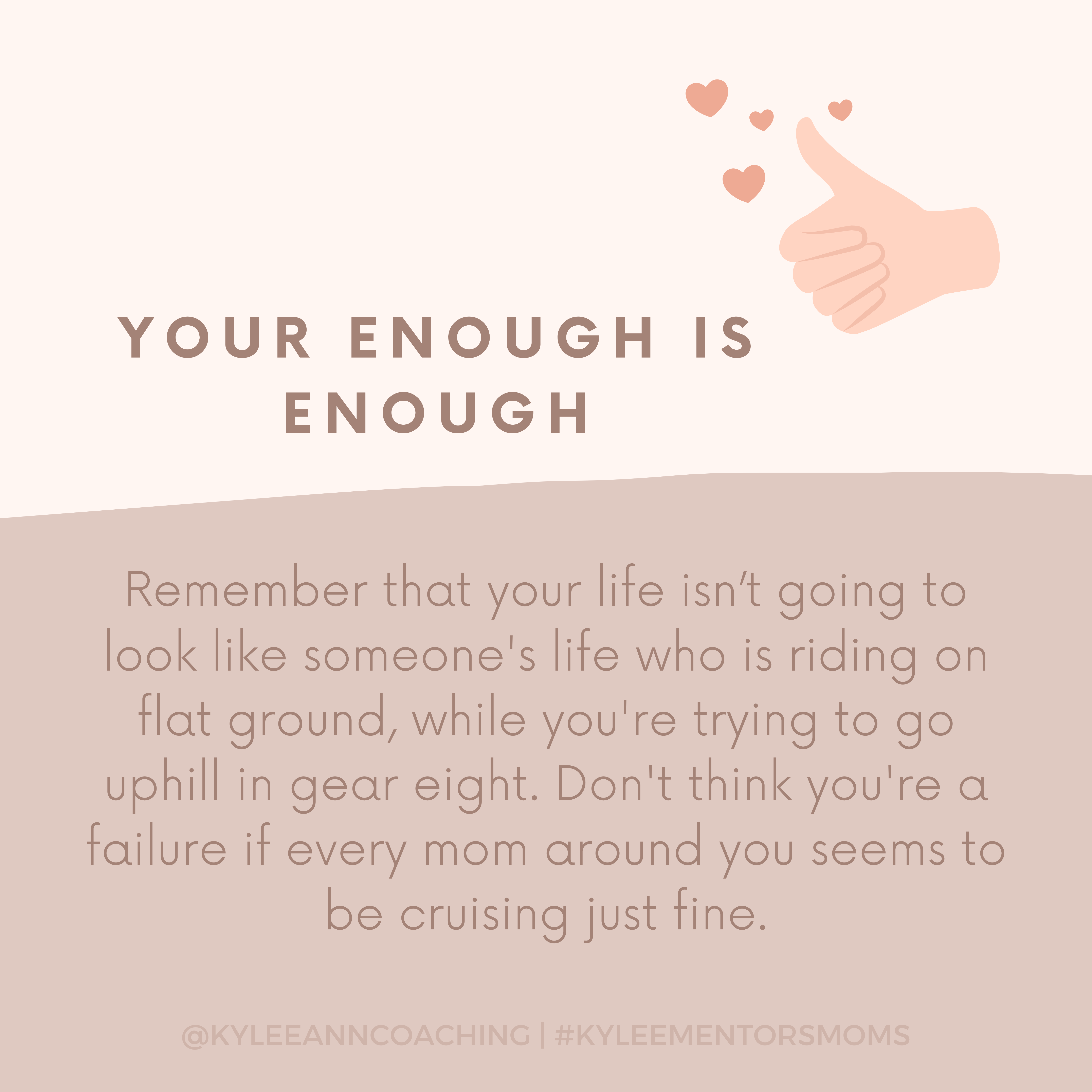 Your Enough is Enough